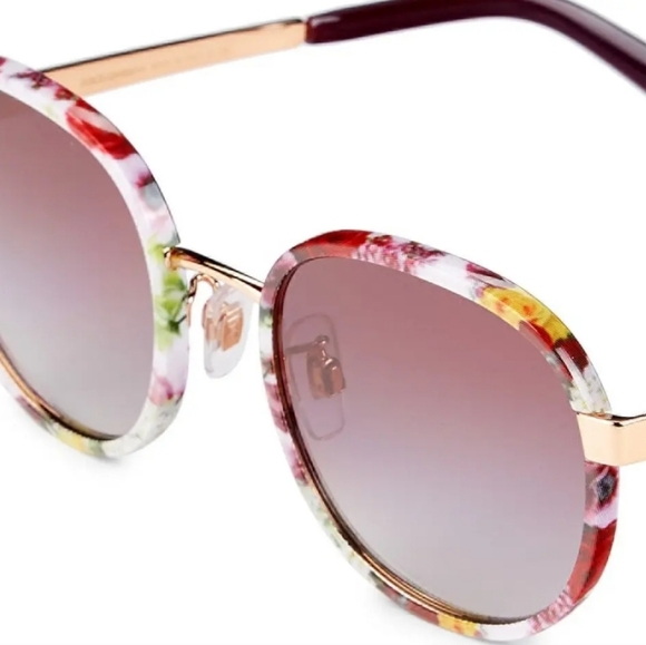 Dolce & Gabbana Round Sunglasses Peony Floral NIB - Picture 4 of 11